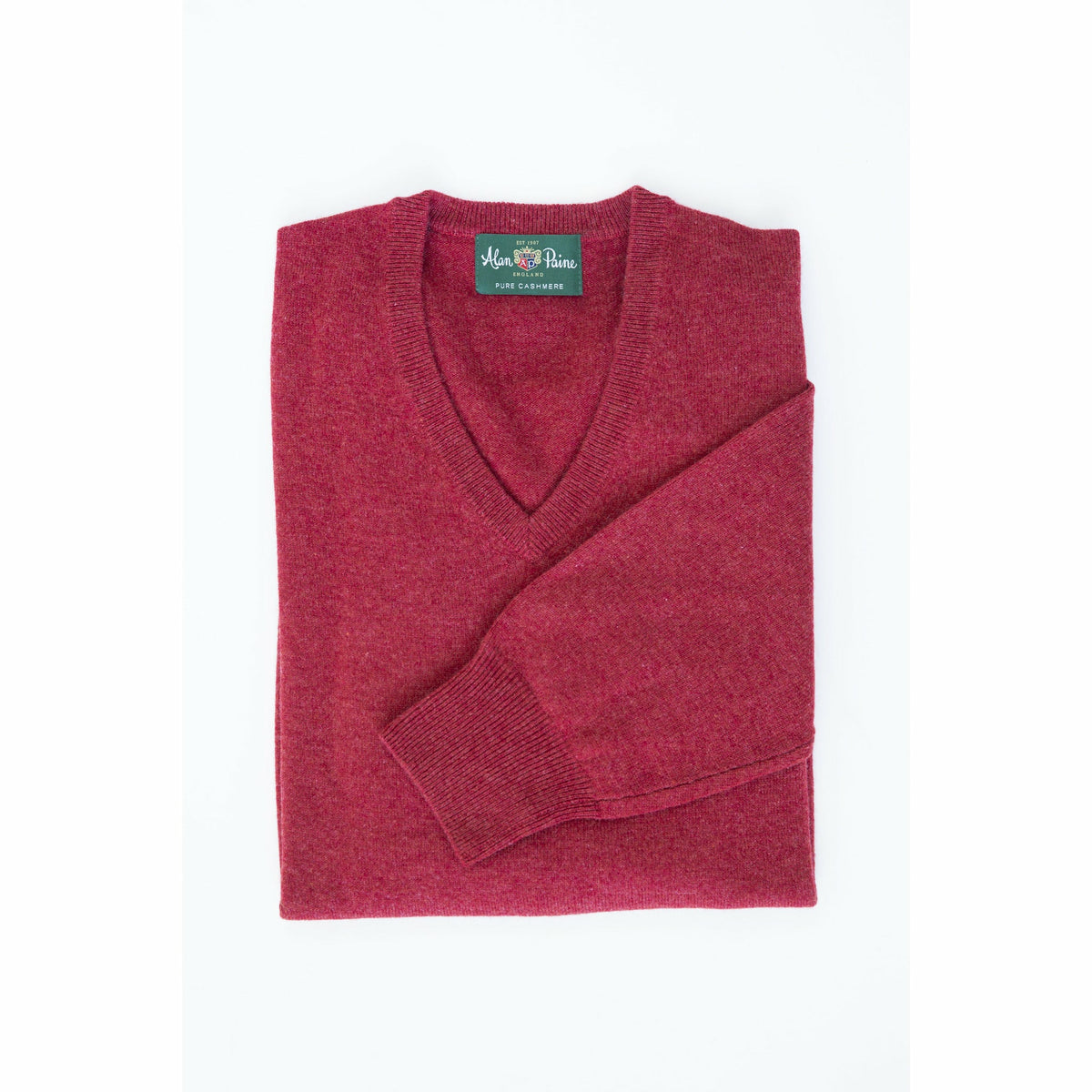 Hadington V-neck Poppy Melange