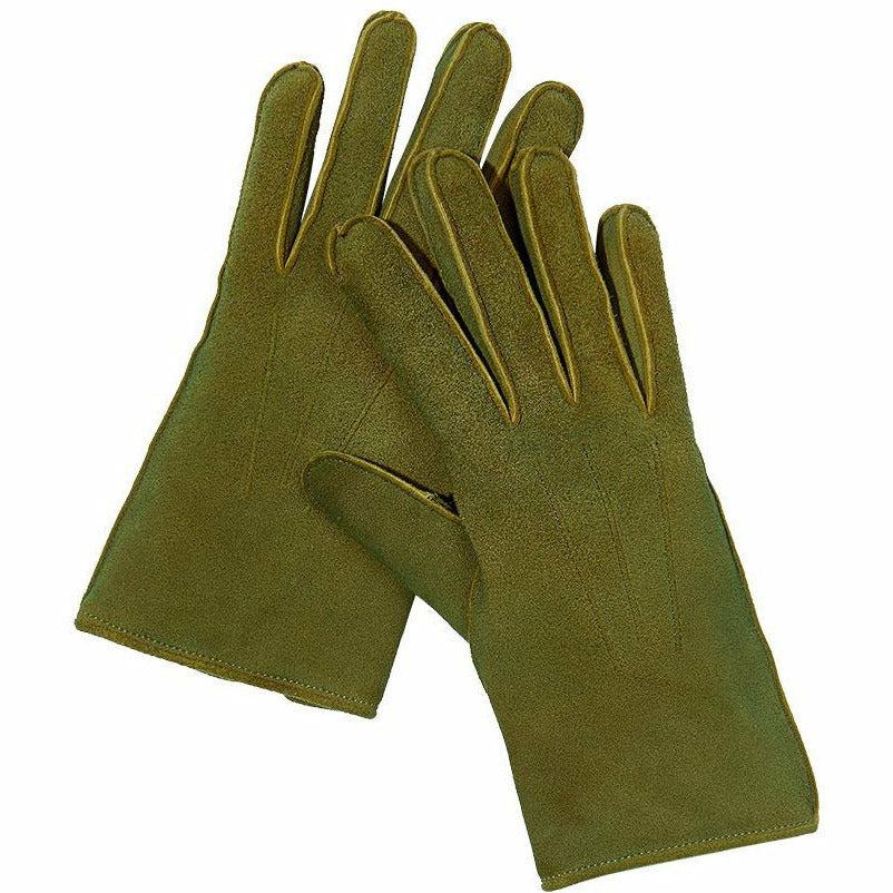 Hjortskinnshandske Grön