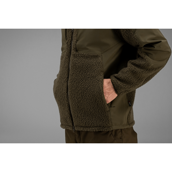 Polar Fleecejacka Willow Green - STORLEK XXL