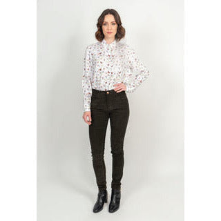 Lydia Shirt Double Pheasant Flowers