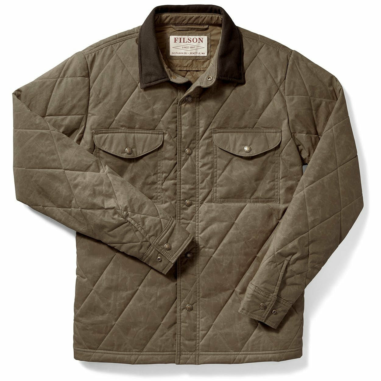 Hyder Quilted Jac-Shirt Tan
