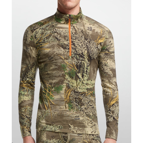 IKA Underställ man LS Half Zip Real Tree Camo