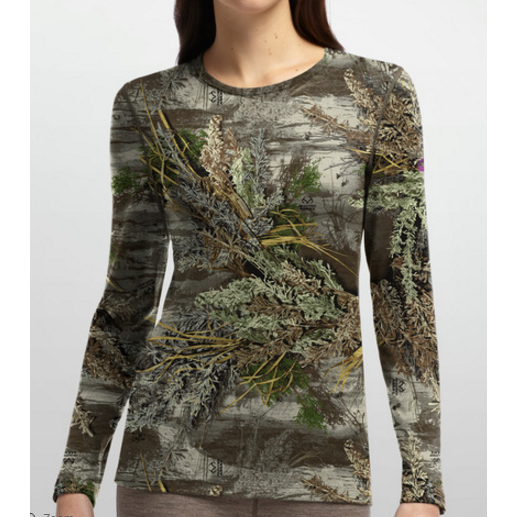 IKA Underställ dam LS Crewe Real Tree Camo