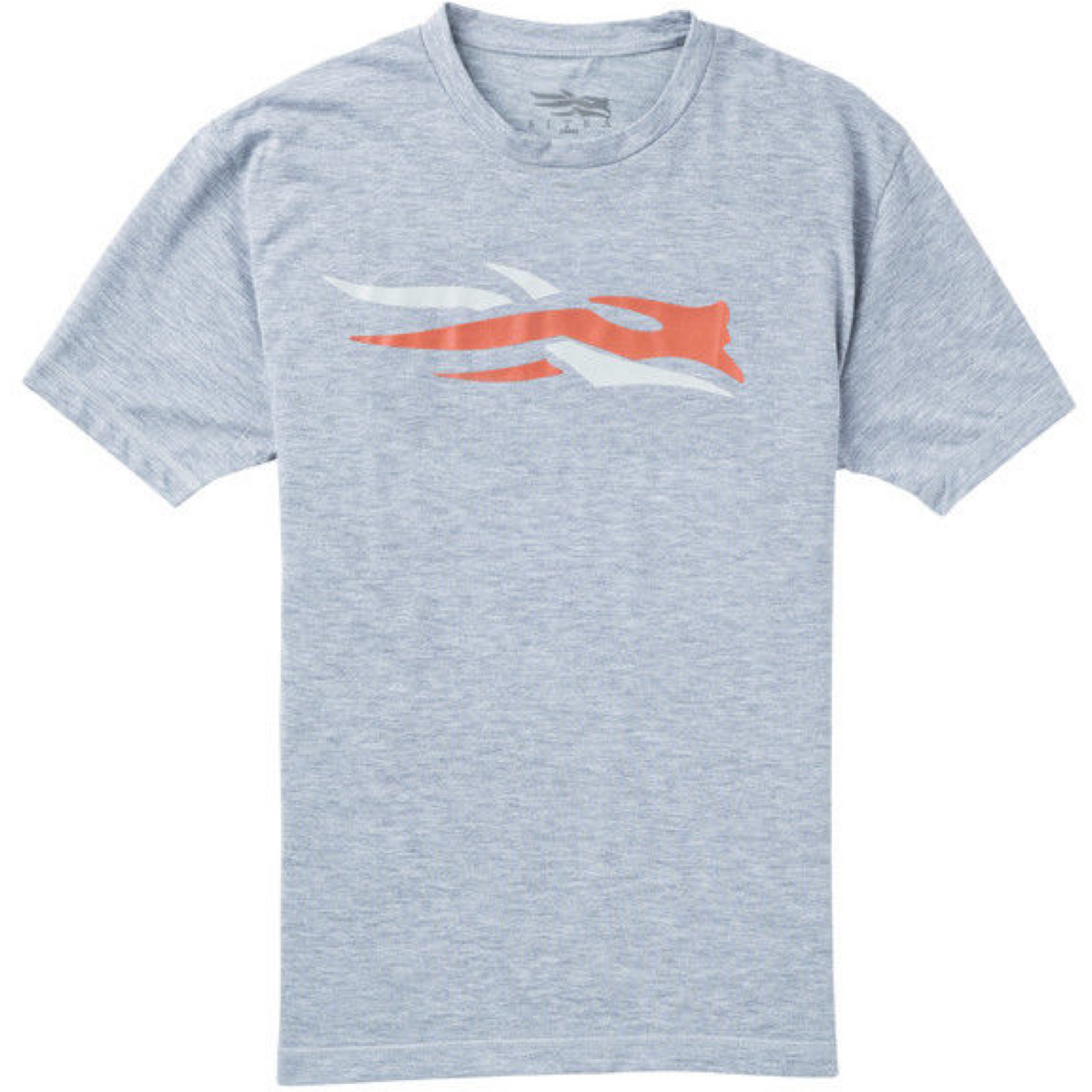 Sitka Logo Tee SS Heather Grey