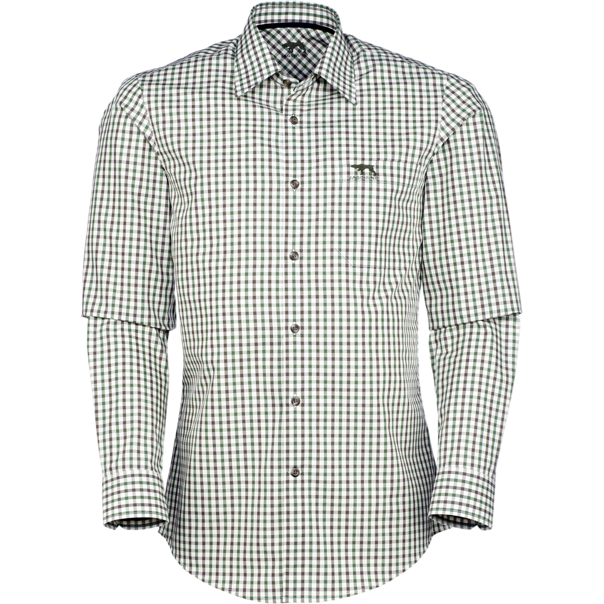 Daniel Herrskjorta GrönBrun ruta - STORLEK SMALL