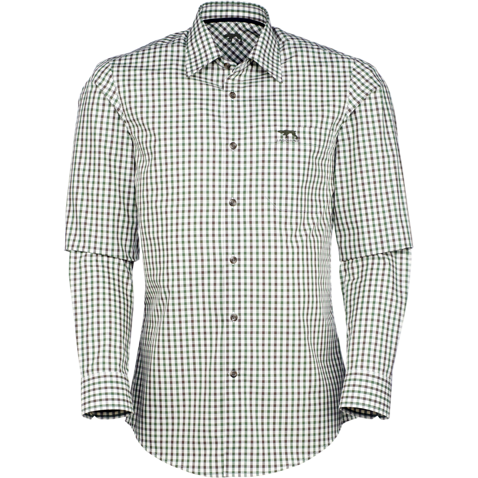 Daniel Herrskjorta GrönBrun ruta - STORLEK SMALL