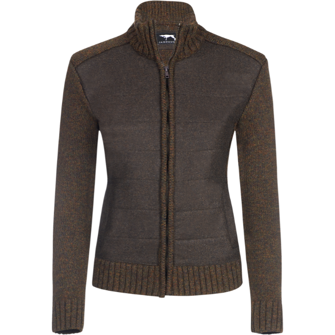 Klachau Knitted Jacket Brun - STORLEK 40