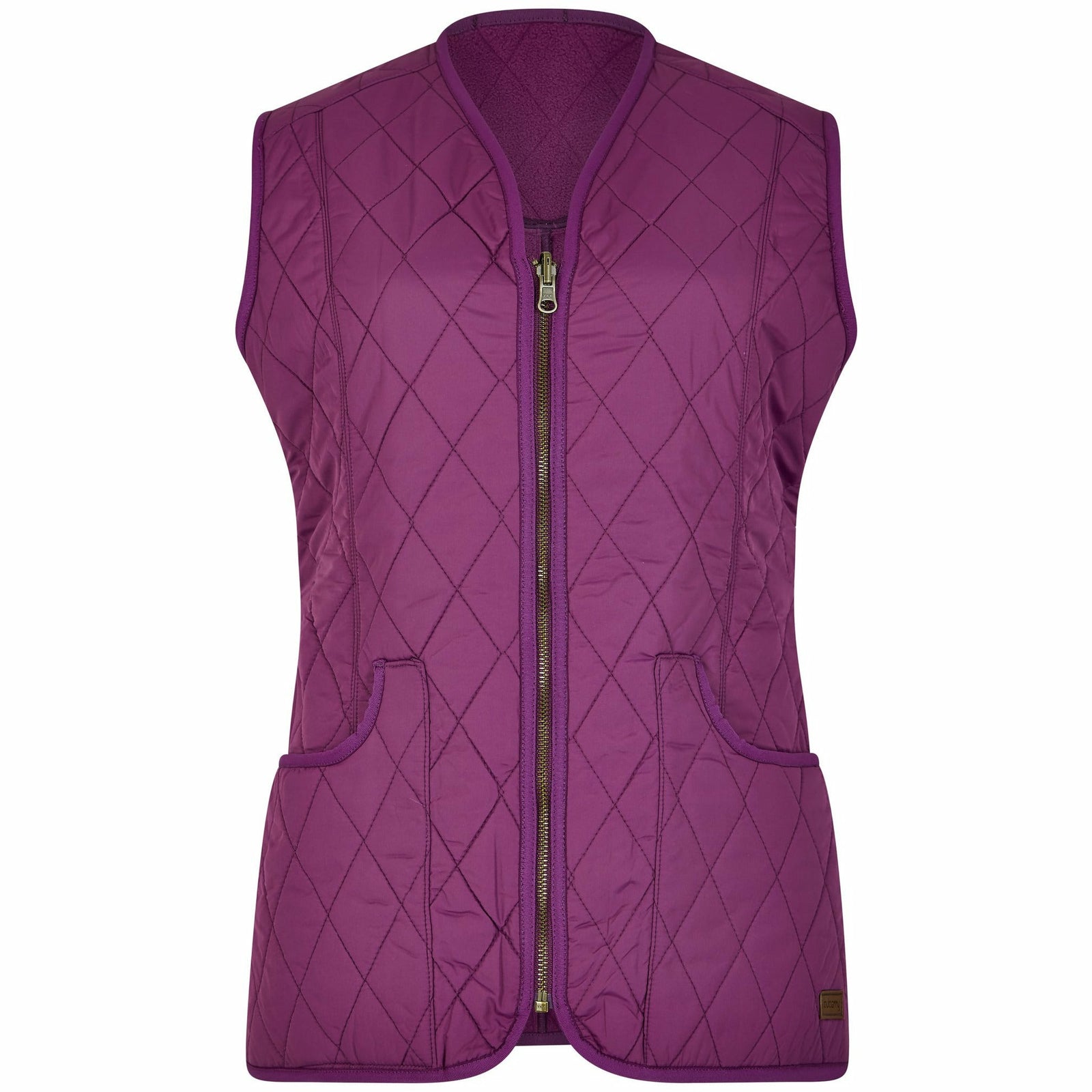 Kilruddery Quilted Gilet Berry - STORLEK 34