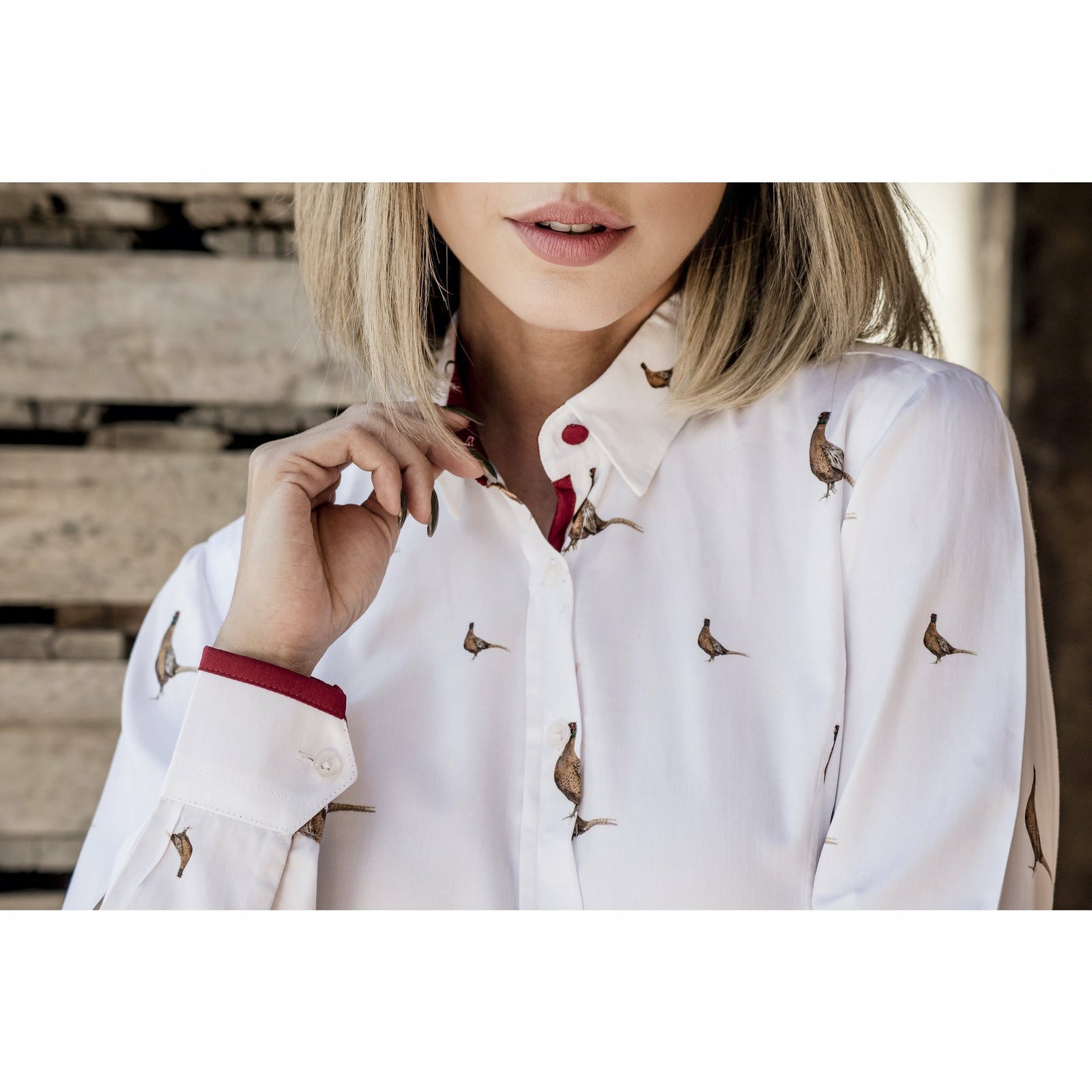 Layla Pheasant Damskjorta - Storlek 38 -