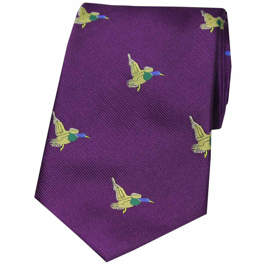 Slips lila med flygande and