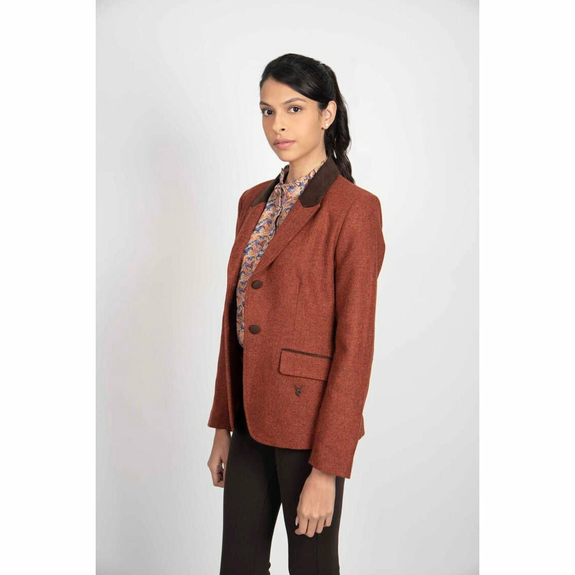 Lilian Wool Jacket Ruset - STORLEK 40 -