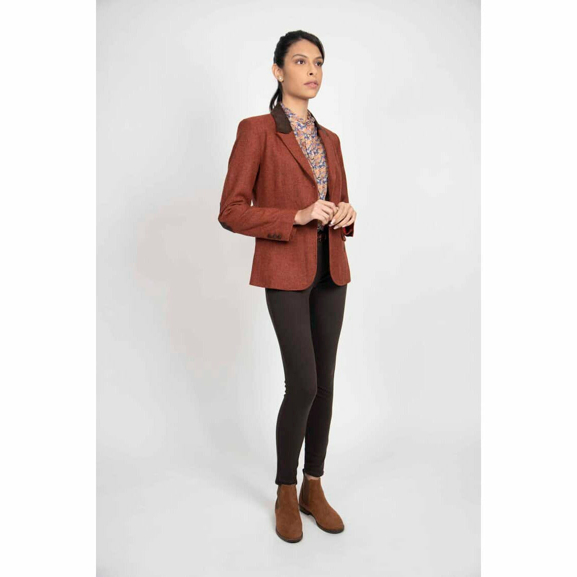 Lilian Wool Jacket Ruset - STORLEK 40 -