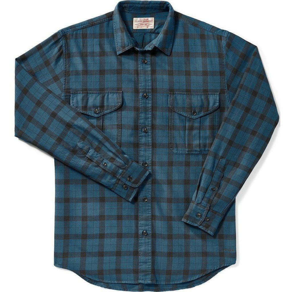 Lt Wt Alaskan  Guide Shirt Blå/Brun - STORLEK XS -