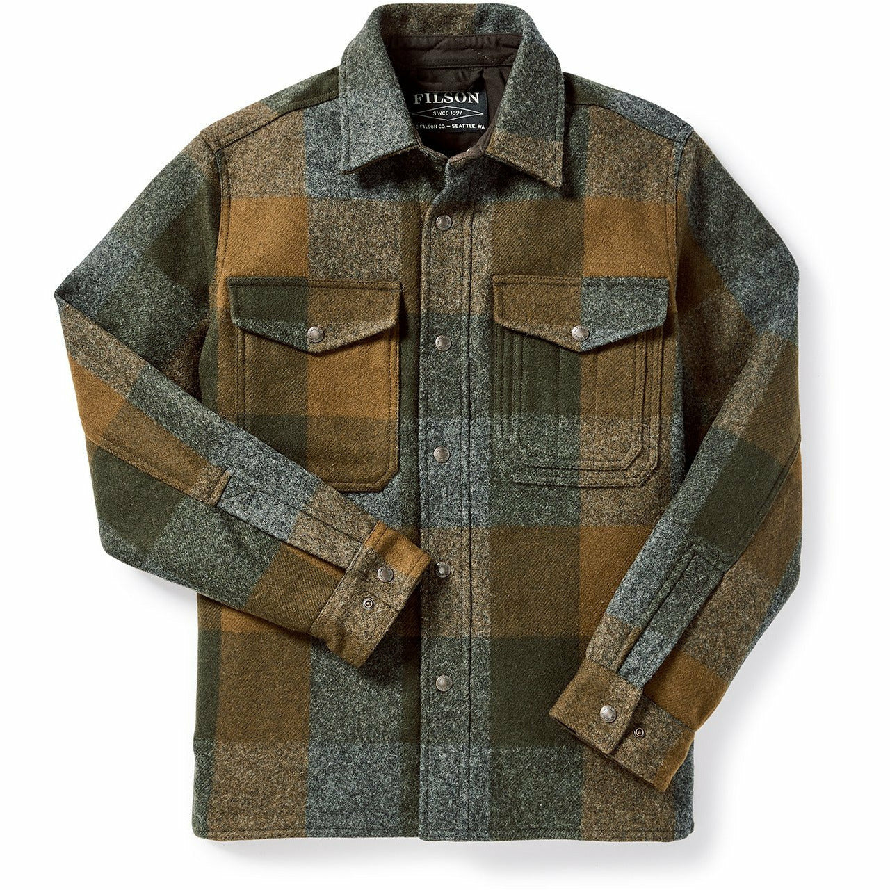 Mackinaw Jac Shirt Grey Brown