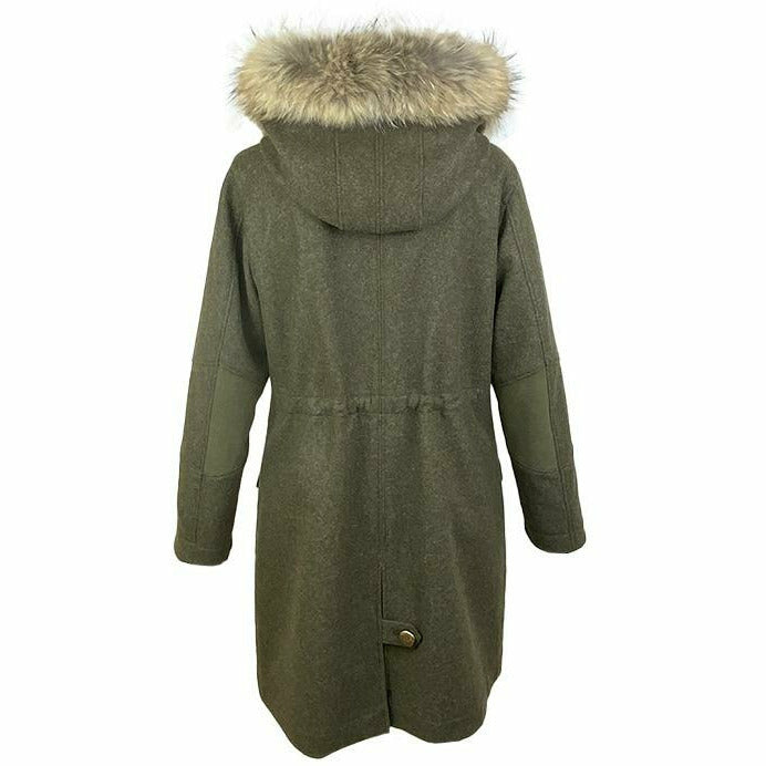 Margot Lodenjacka med pälstrim - STORLEK 36