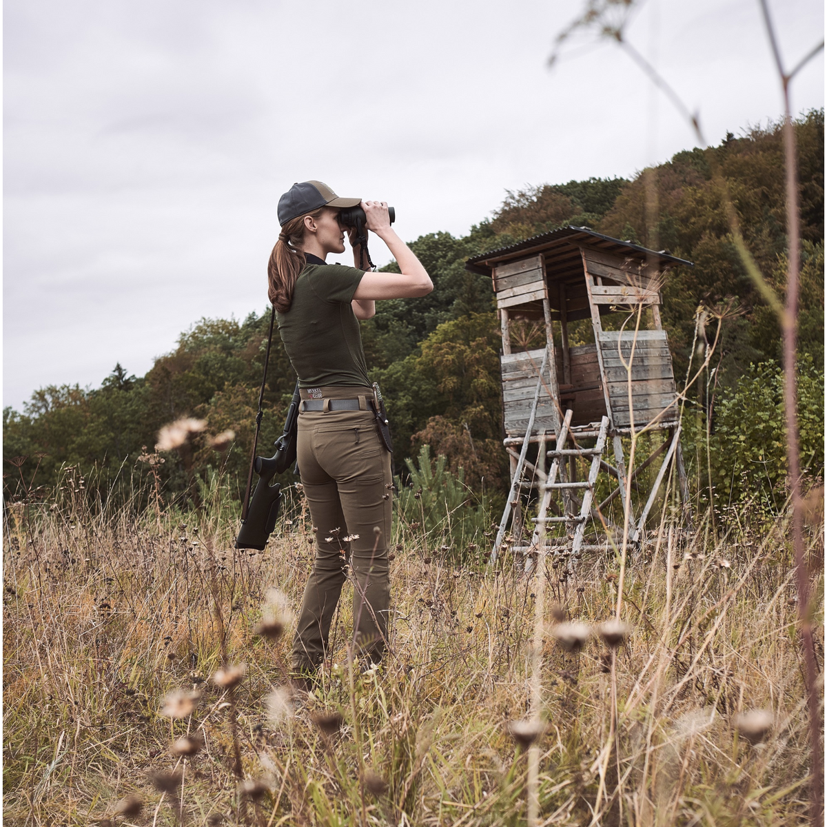 HNTR Stretch Pant Oliv Lady