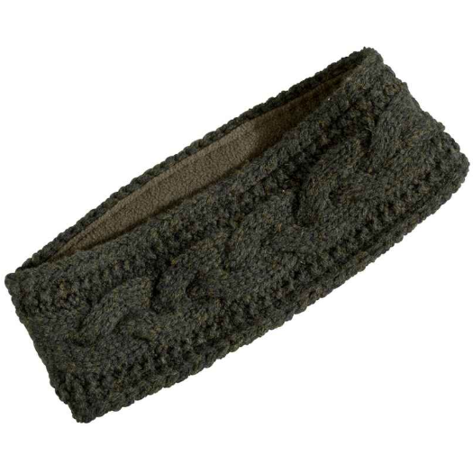 Zopf-Stirn Pannband Oliv