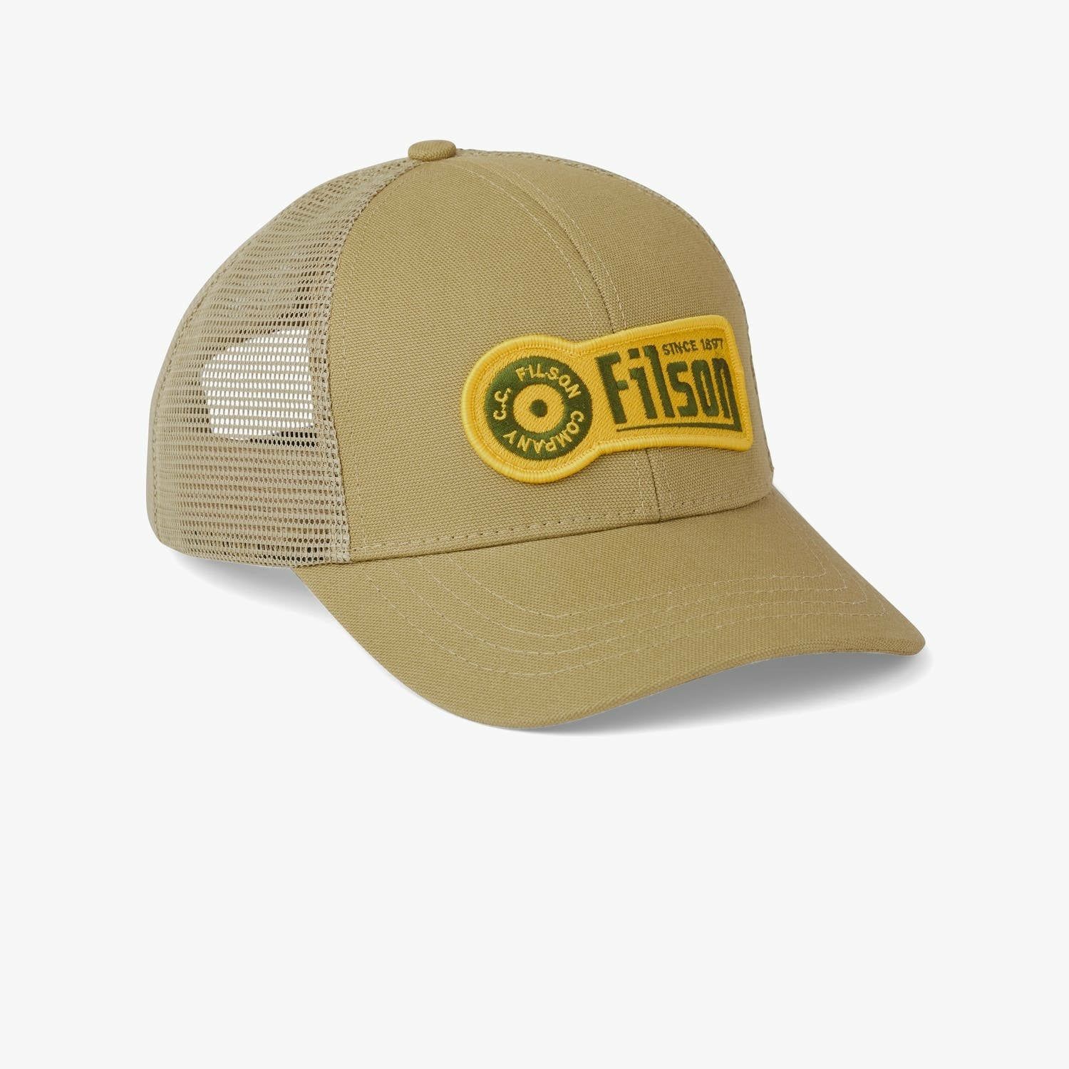 Mesh Snap-Back Logger Cap Khaki