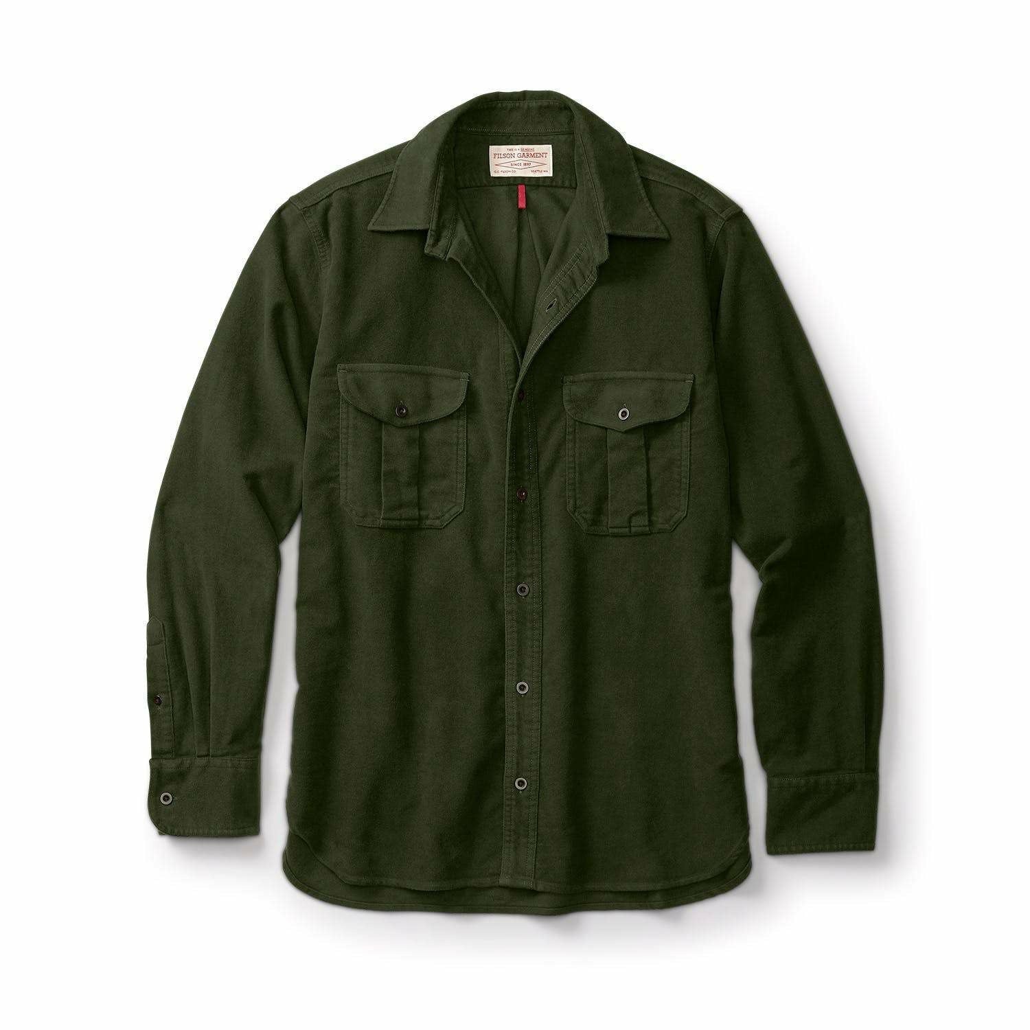 Seattle Shirt Moleskin Dark Olive