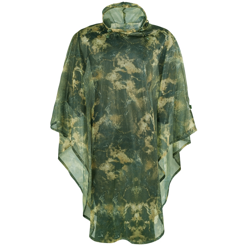 Nätponcho i Woodland Camo