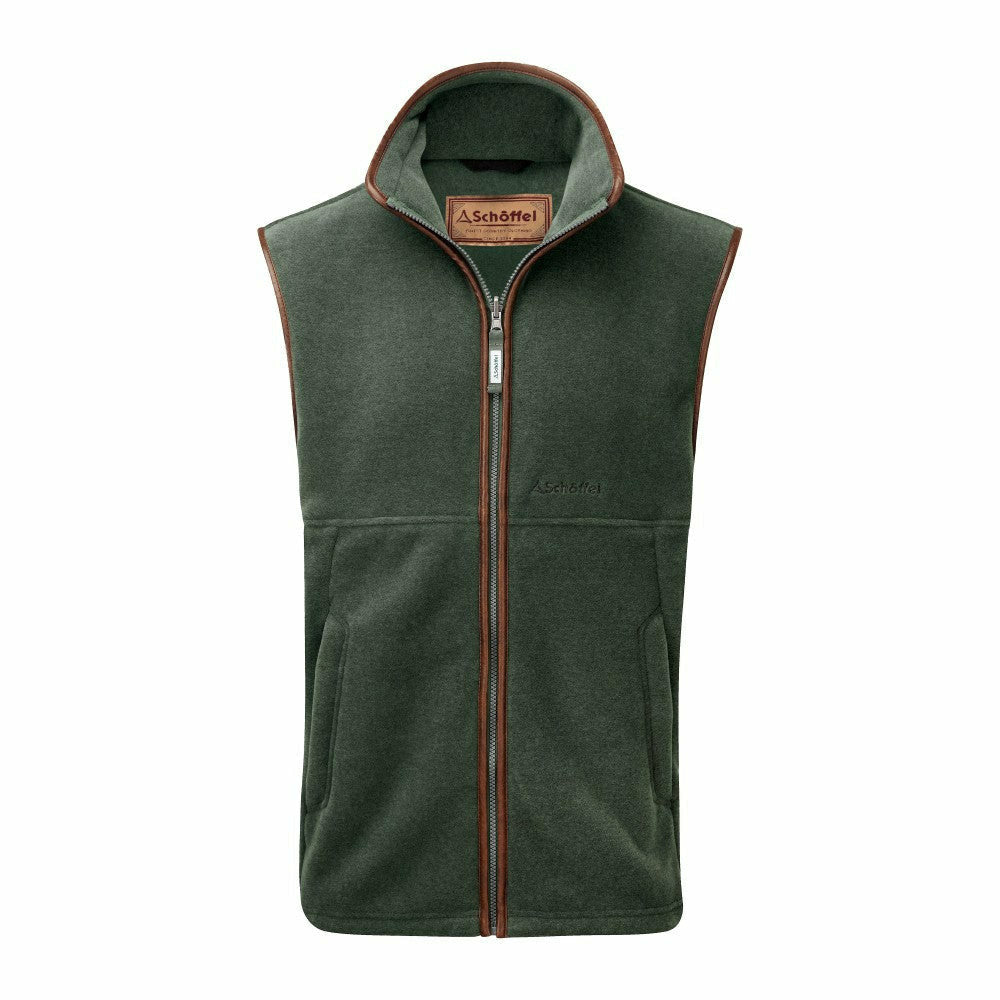 Oakham Fleece Gillet Cedar Green