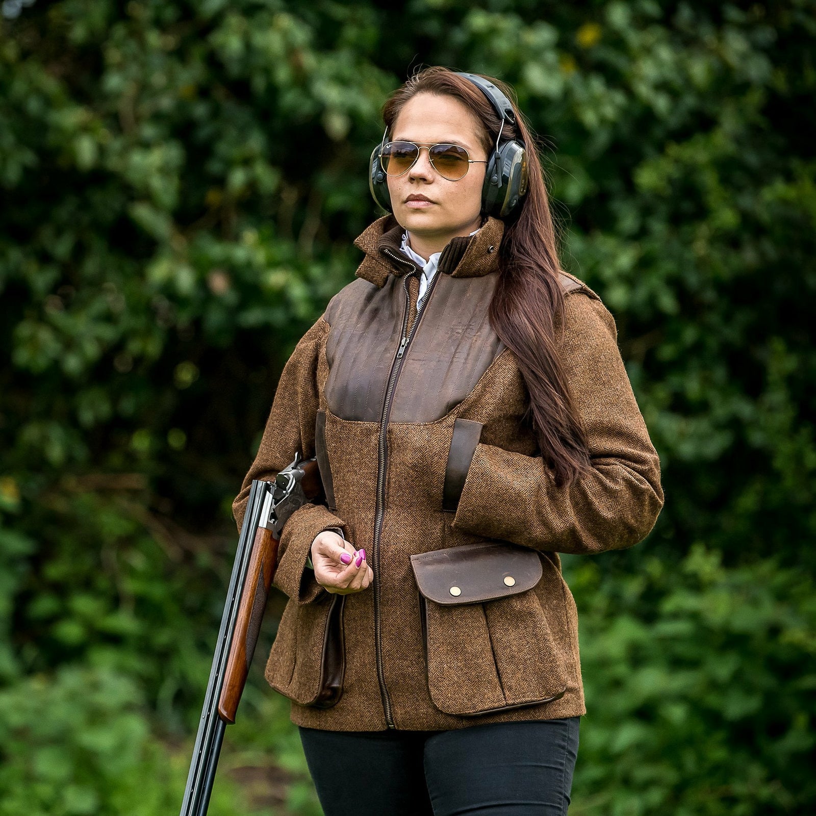 Olivia Tweedjacka Brun