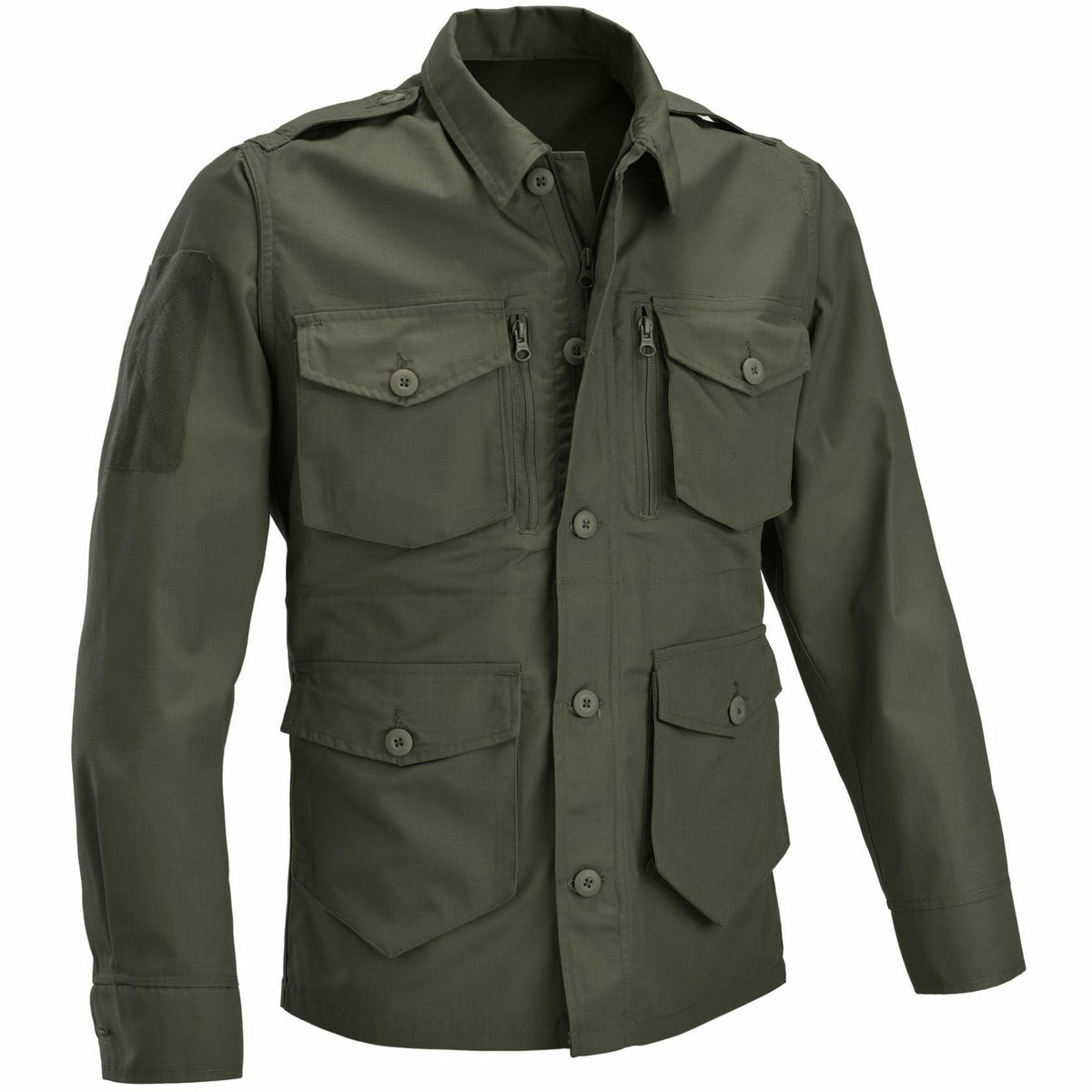 Panther Jacka Rip-Stop OD Green - STORLEK MEDIUM