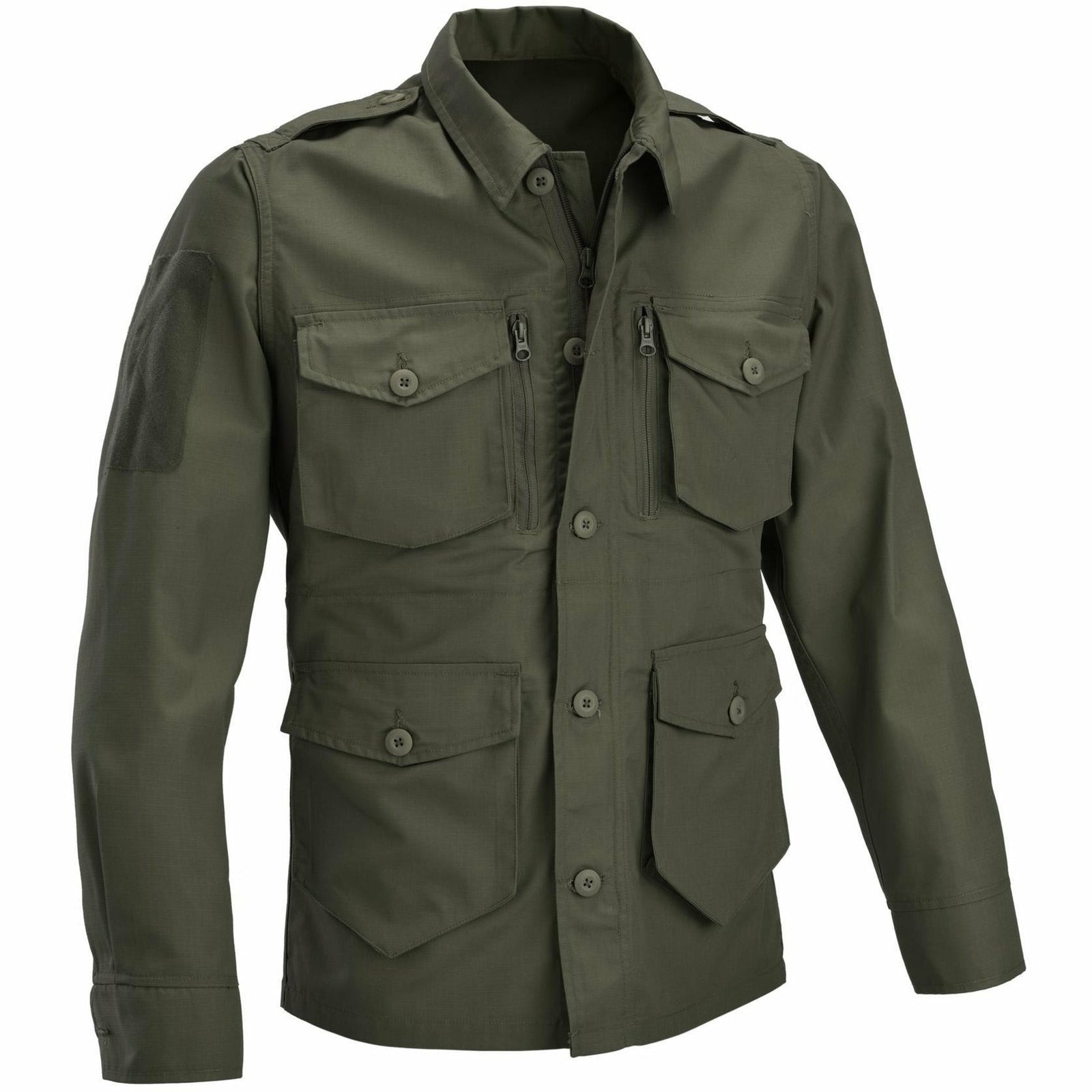 Panther Jacka Rip-Stop OD Green - STORLEK MEDIUM