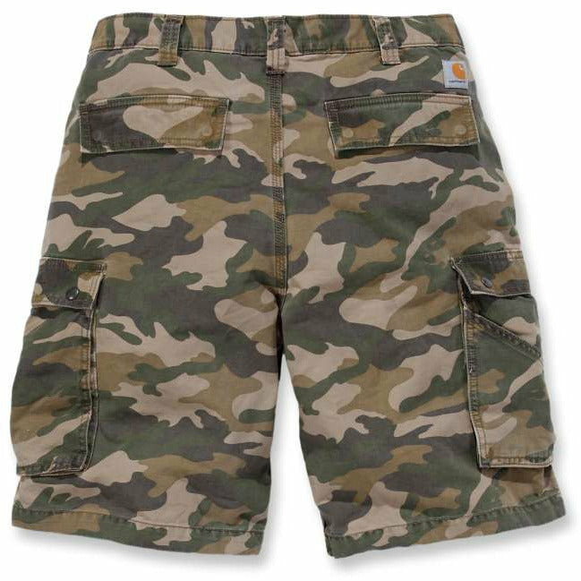 Rugged Cargo Shorts Khaki Camo