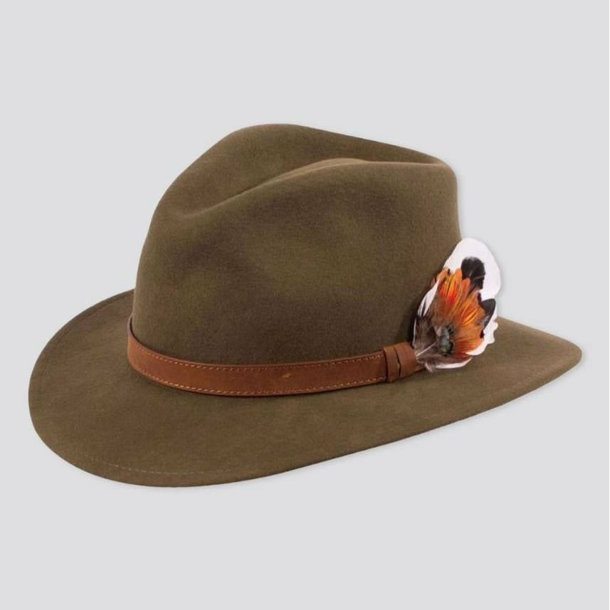 Richmond Felt Hat Olive