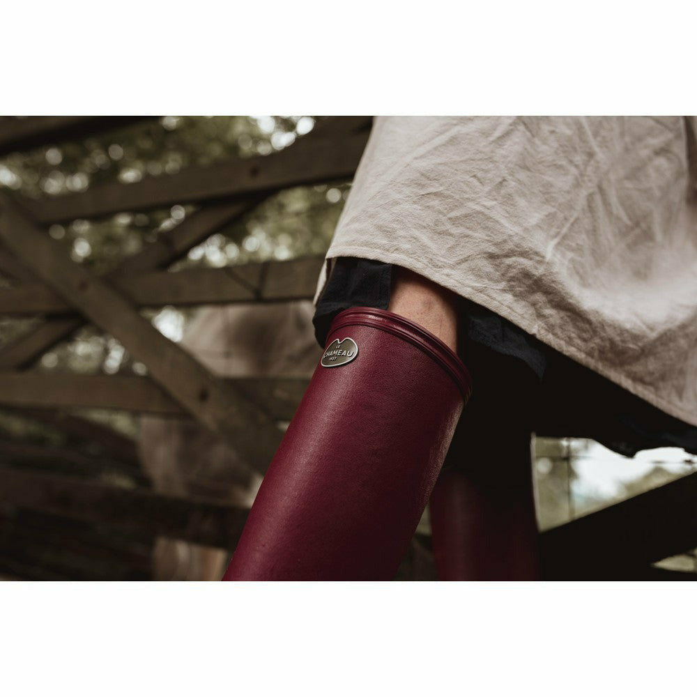 Iris Jersey Lined Boot Rouge