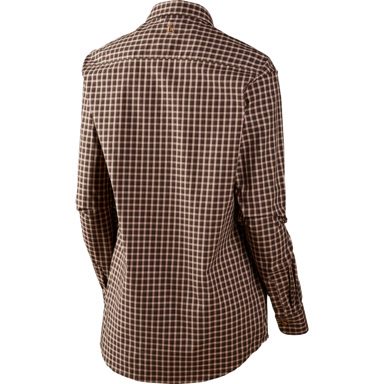 Selja Lady LS Shirt Bright Port Check