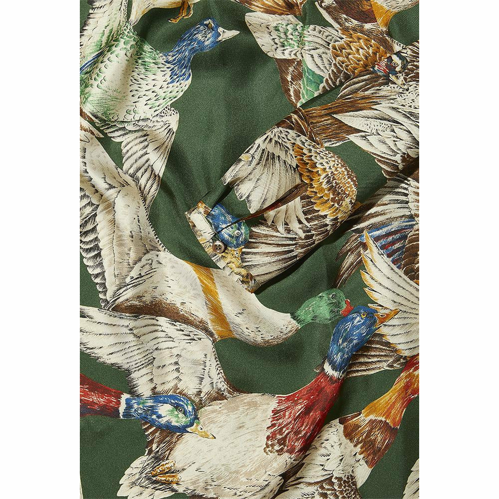 Sidenblus med änder