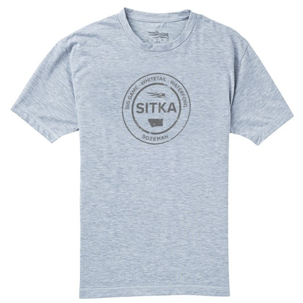 Sitka Seal Tee Heather Grey - STORLEK LARGE -