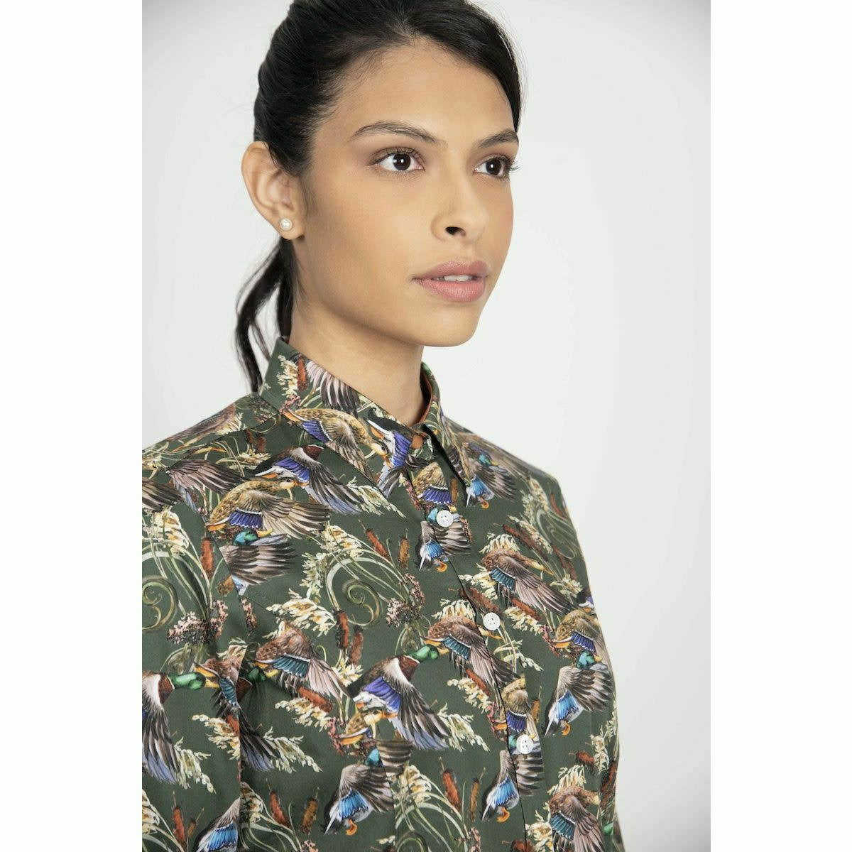 Green Ducks &amp; Reeds Shirt