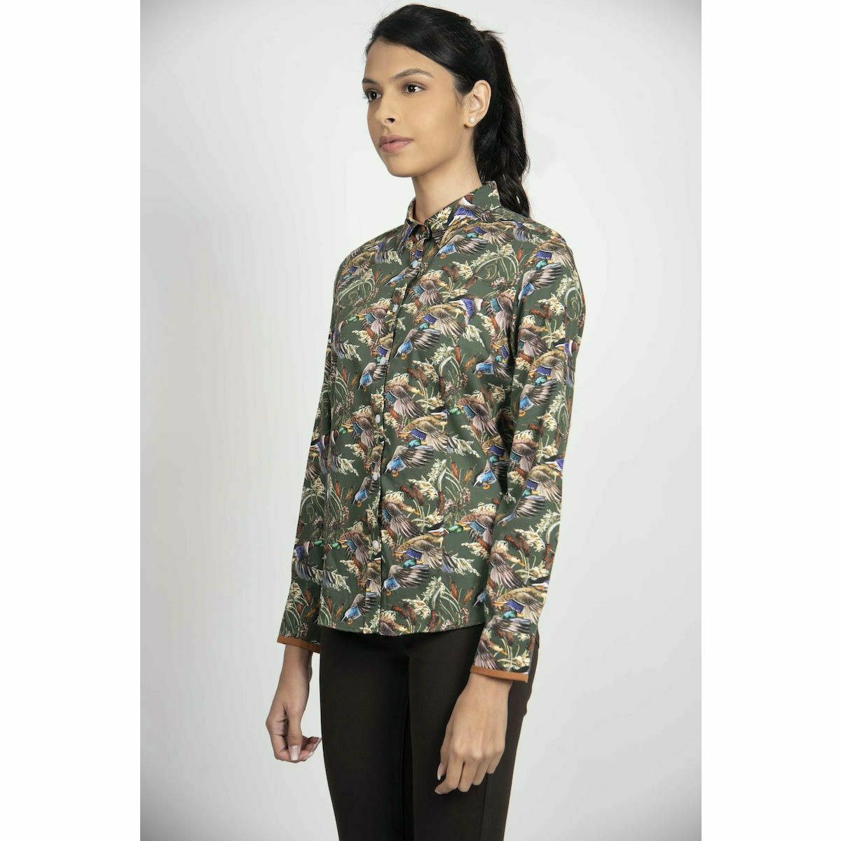 Green Ducks &amp; Reeds Shirt