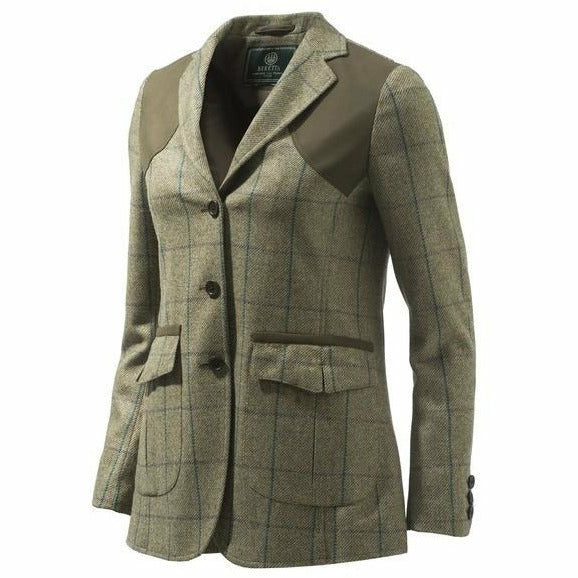 St James Lady Jacket Light Green Check