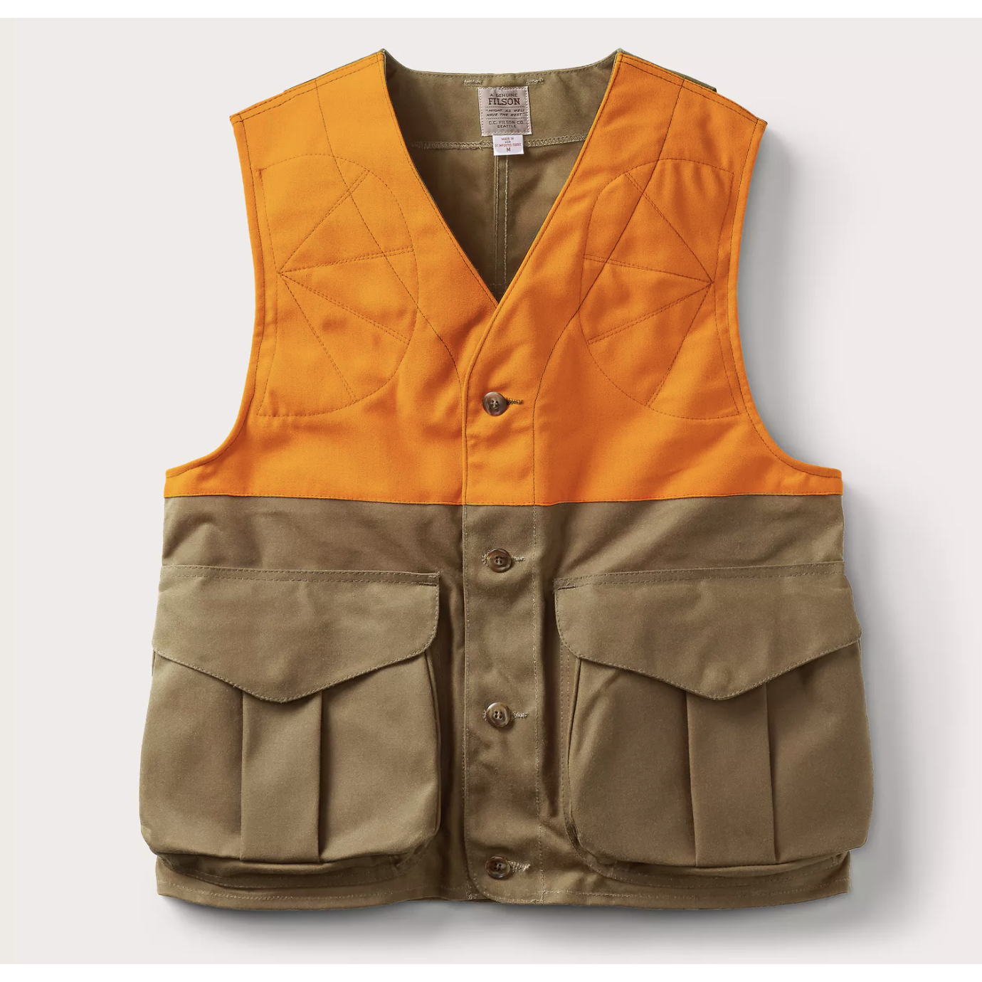 Upland Hunting Vest Tan/Blaze