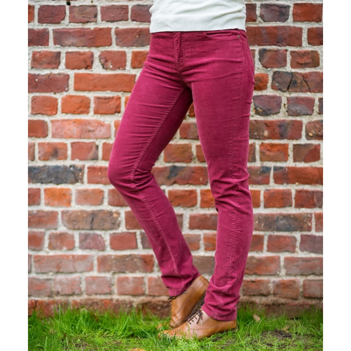 Valerie Manchesterbyxa Stretch Diep Red