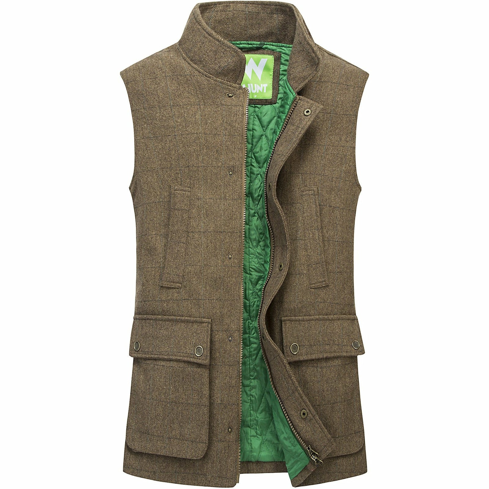W Hunt Tweedväst Herr