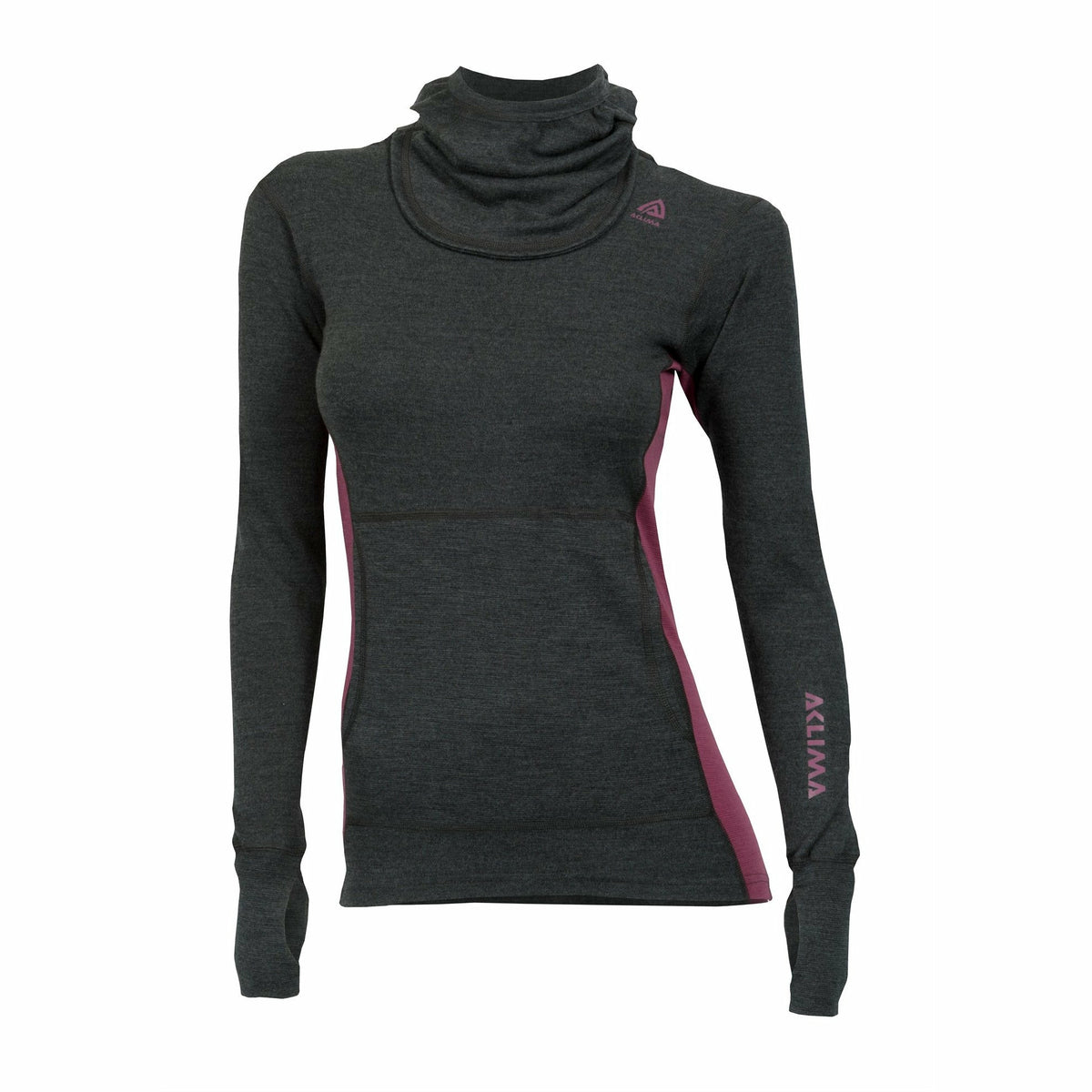 Warmwool HoodSweater Lady Grå