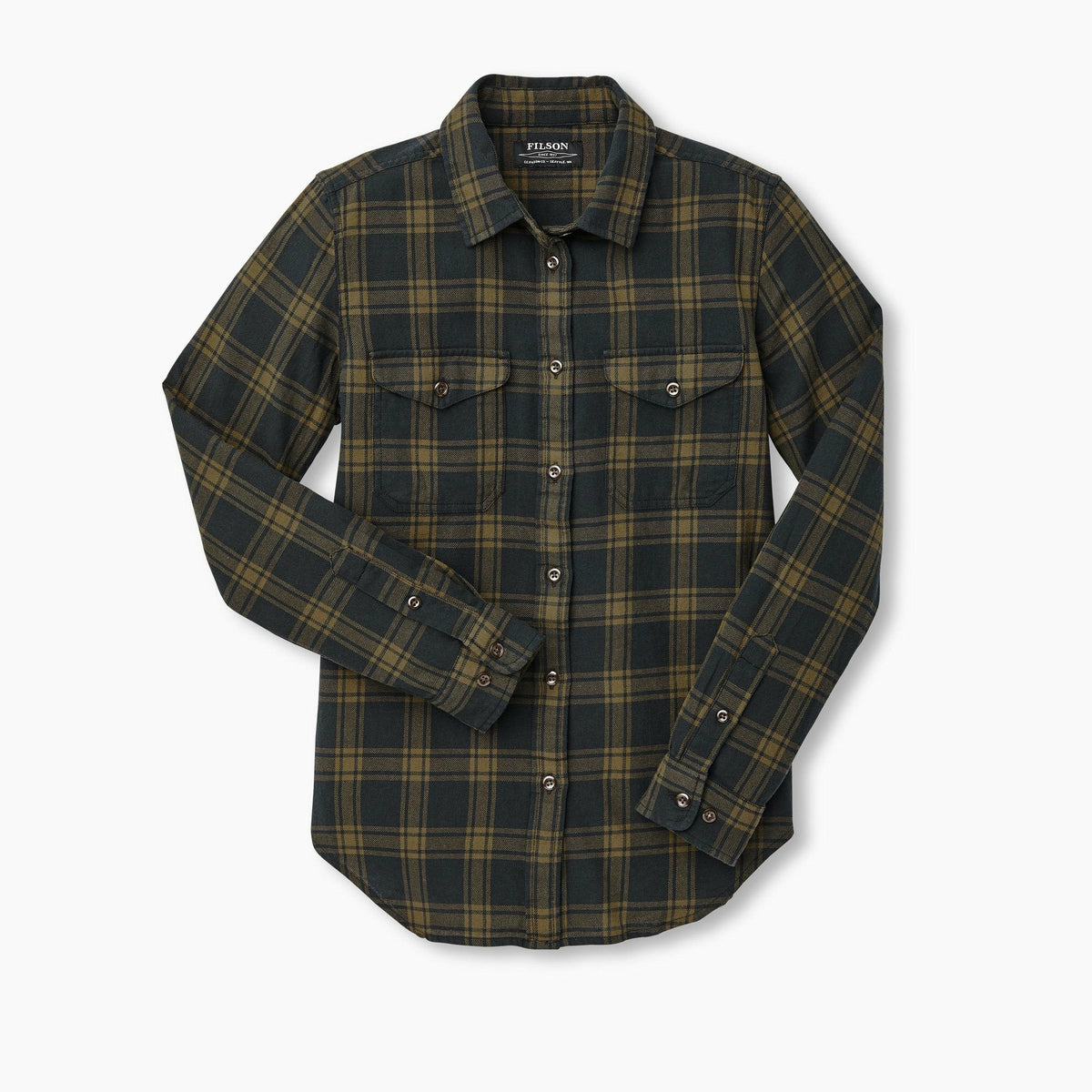 Womens Scout Shirt Black/Dark Olive Plaid