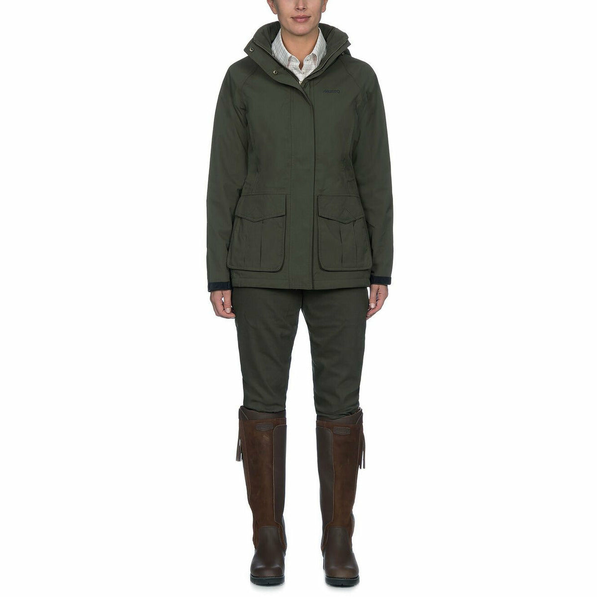Womens Fenland BR2 Packaway Jacket Dark Moss