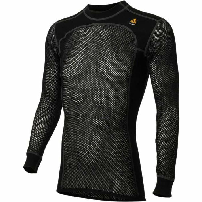 Woolnet Crewneck Shirt Man Black