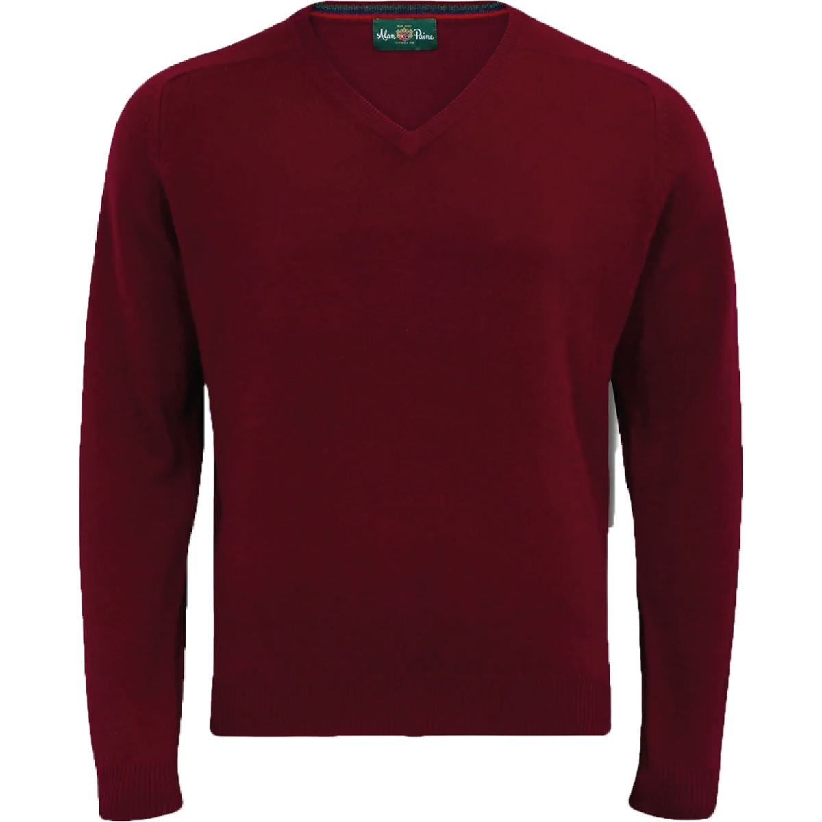 Streetly Vee Neck Bordeaux