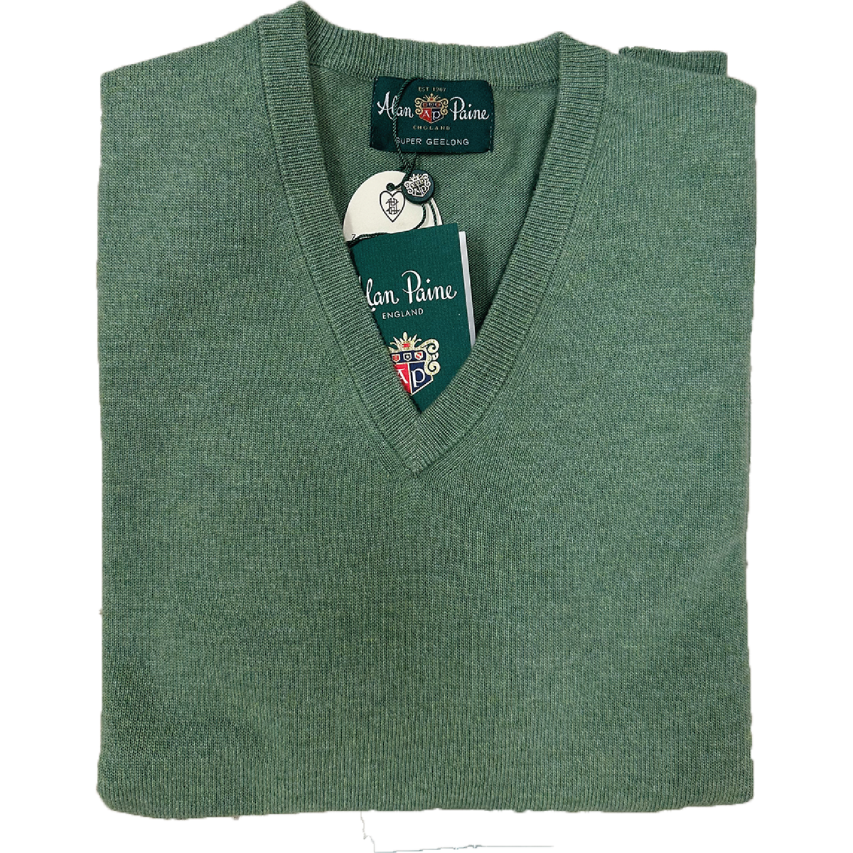 Albury Vee Neck Sage
