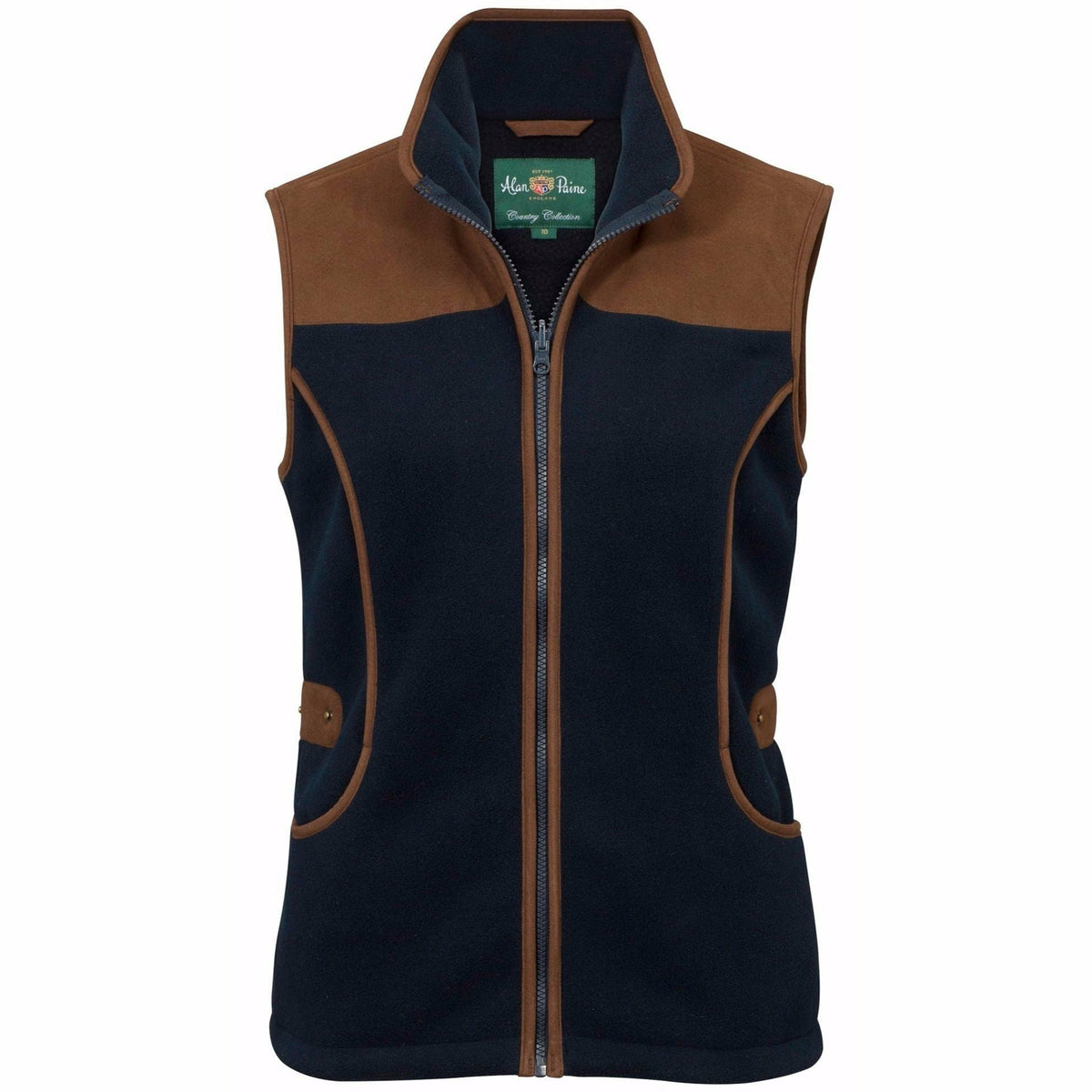 Aylsham Ladies Fleece Shooting Waistcoat Dk Navy