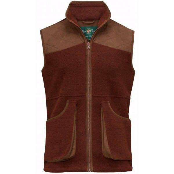 Shooting Waistcoat Fleece Russet