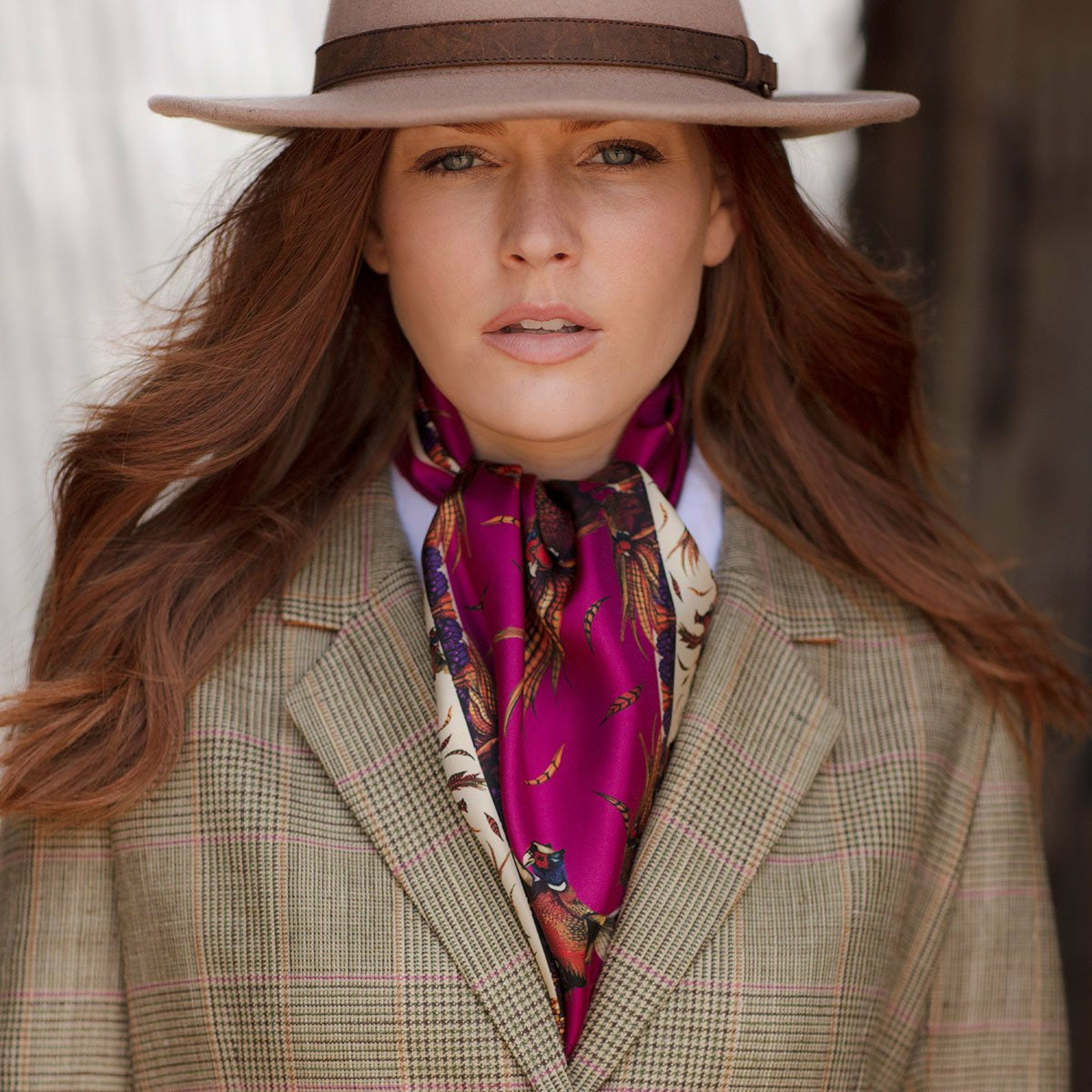 George &amp; Friends Scarf Narrow Magenta