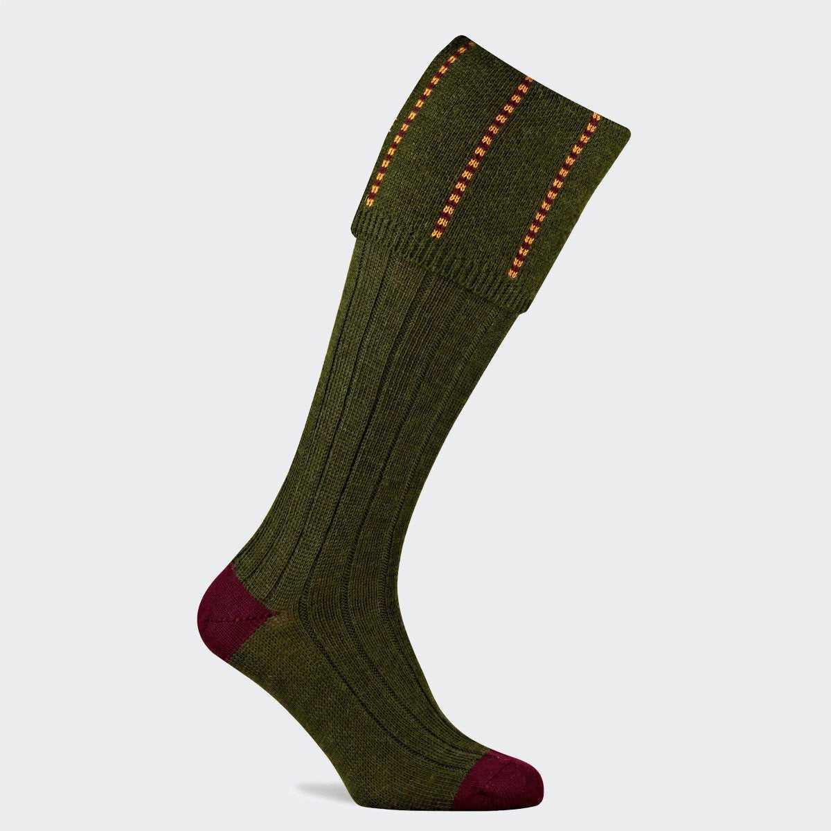 Devonshire Olive Shooting Sock